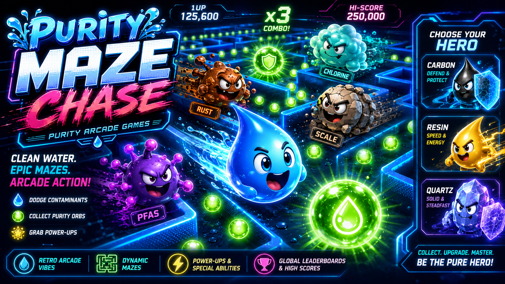 Purity Maze Chase Game