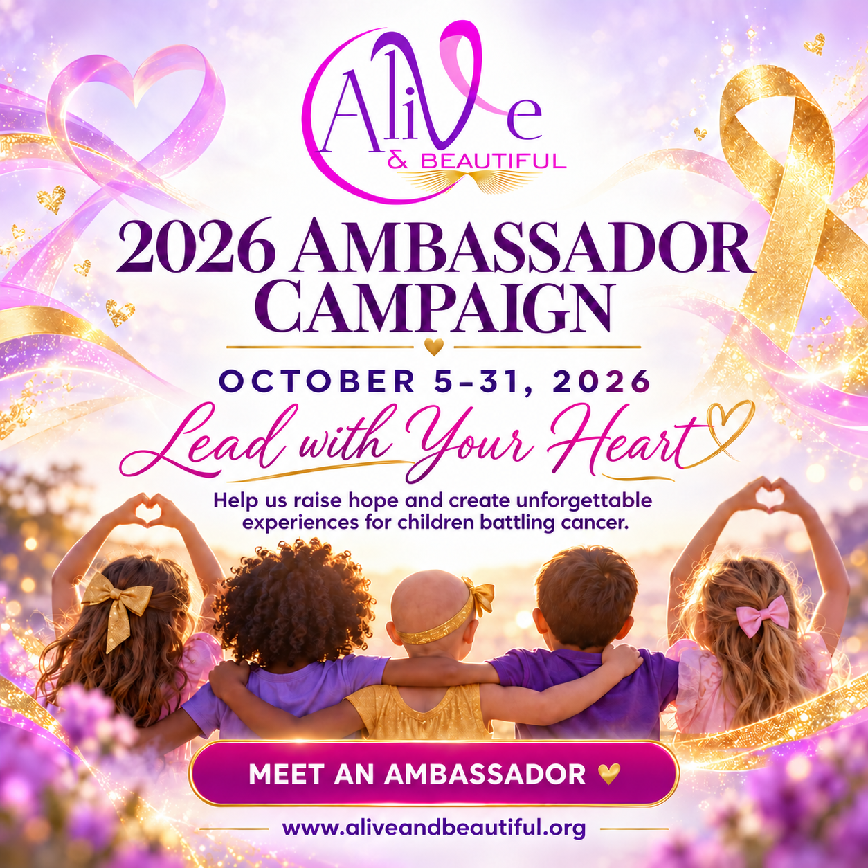 Alive and Beautiful Ambassador Campaign Hero Banner