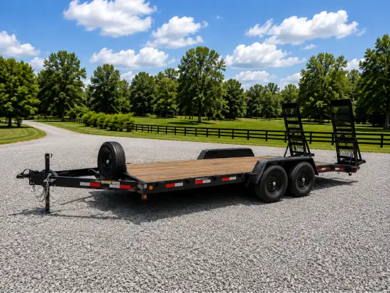 Equipment and flatbed trailer rentals in Hoschton, GA