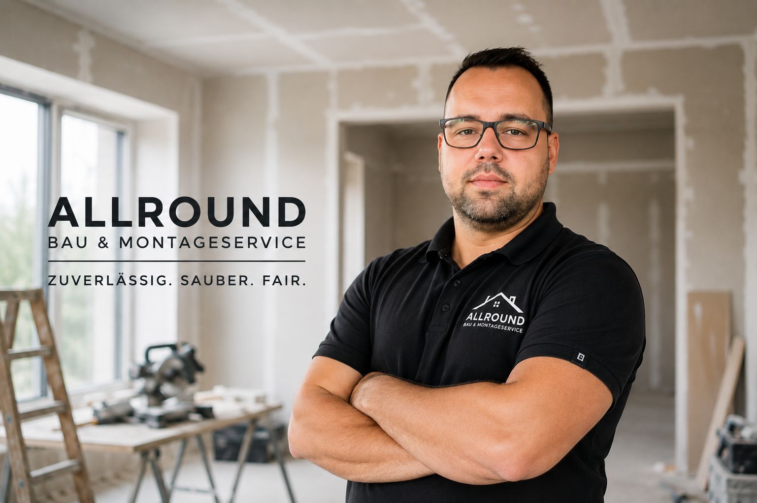 Dominik Rehwald und das Team von Allround-Bau & Montageservice in Chemnitz