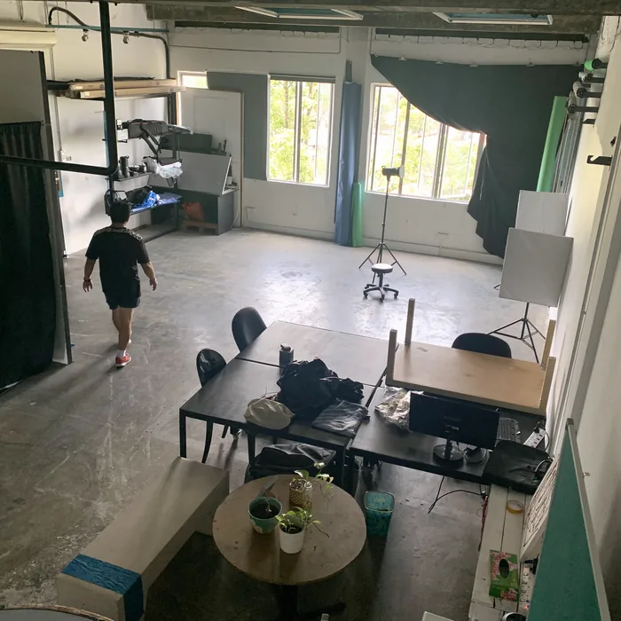 Wide interior of the Jalan Kuching production studio