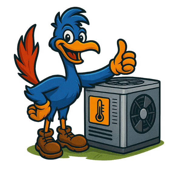 Rush HVAC Services furnace repair technician fixing a heating system in Chandler, AZ