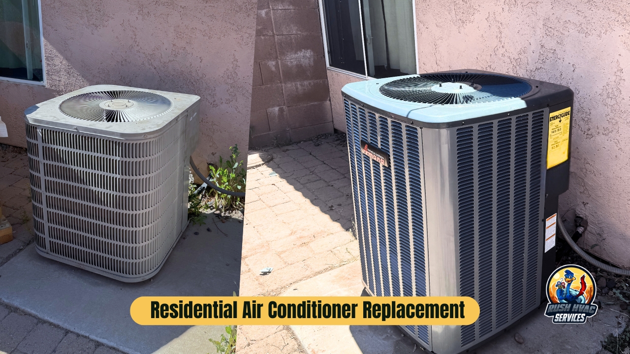 Residential air conditioner replacement in the East Valley