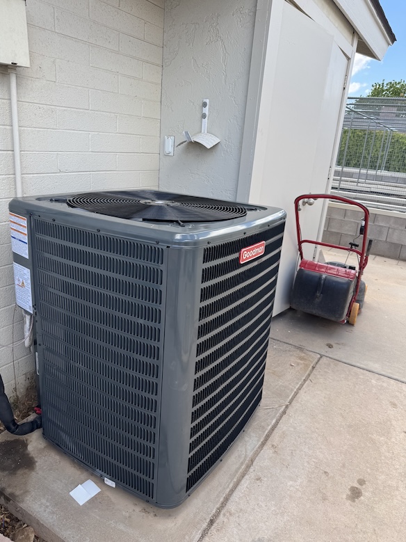 New residential AC installation in Queen Creek, AZ