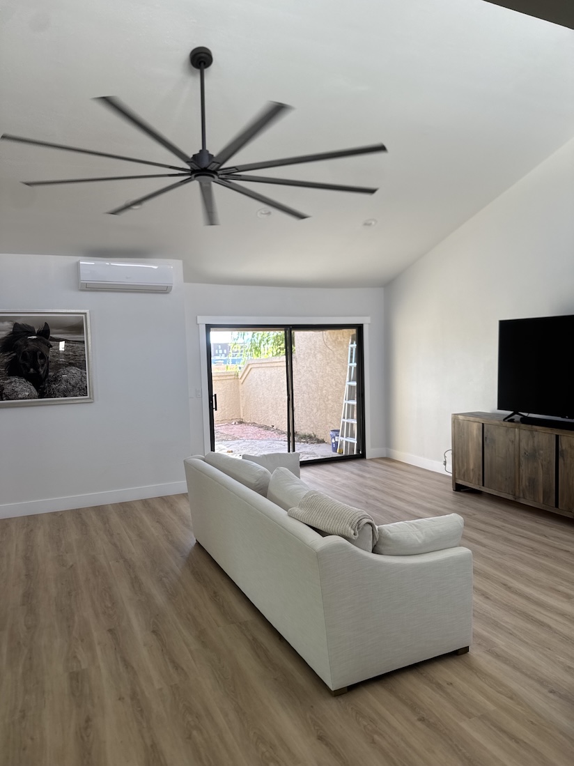 Ductless mini-split system installation by Rush HVAC Services in the East Valley, AZ