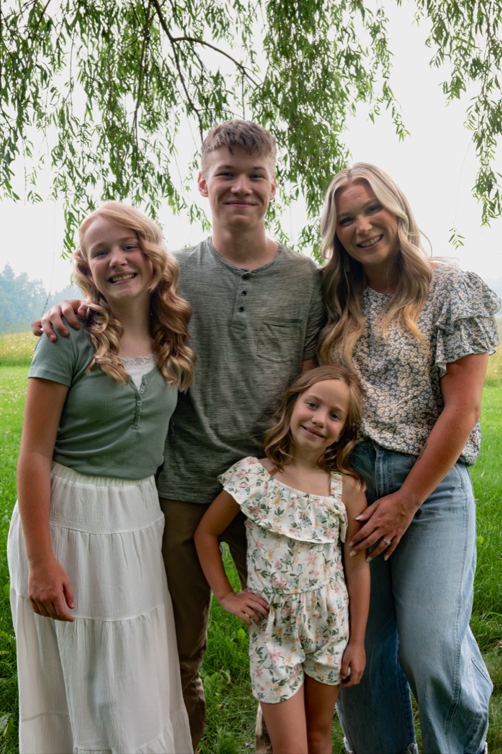 Chantel and her children