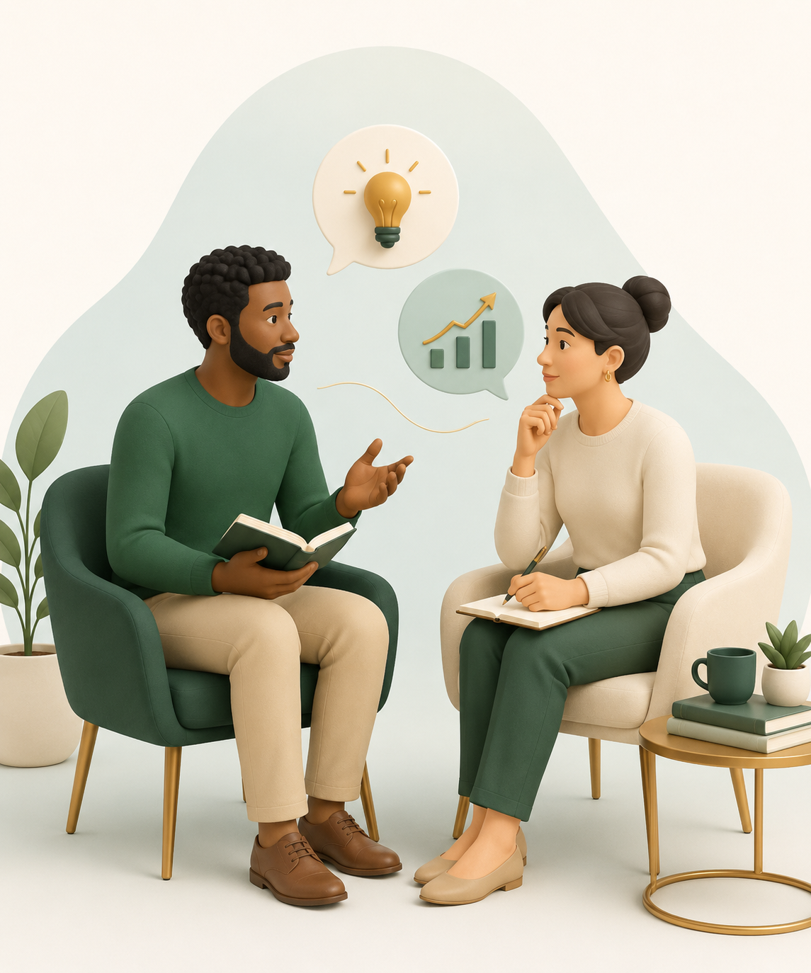 Financial education conversation at Royalty Holdings LLC