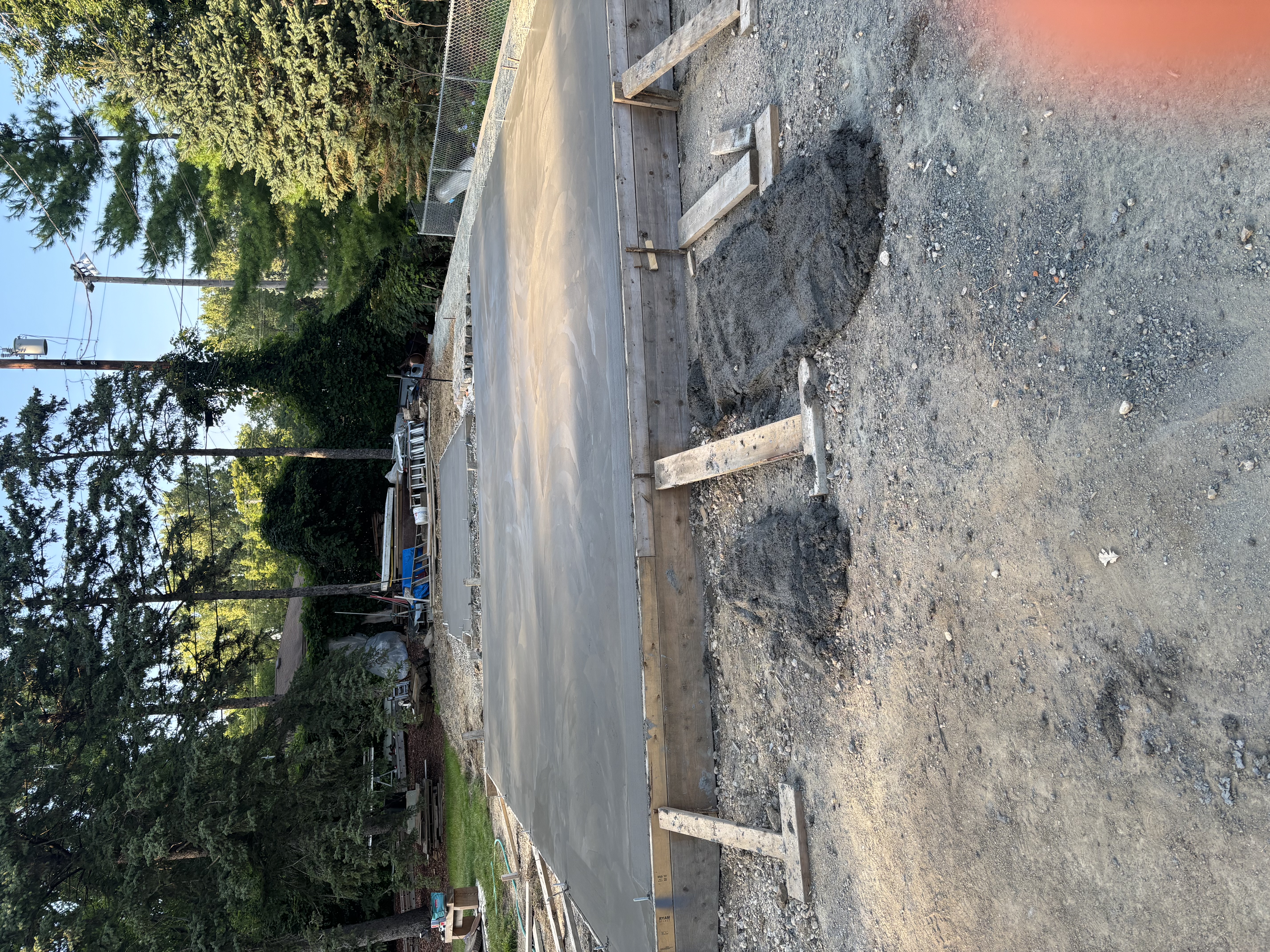 Concrete retaining wall in New Richmond, WI