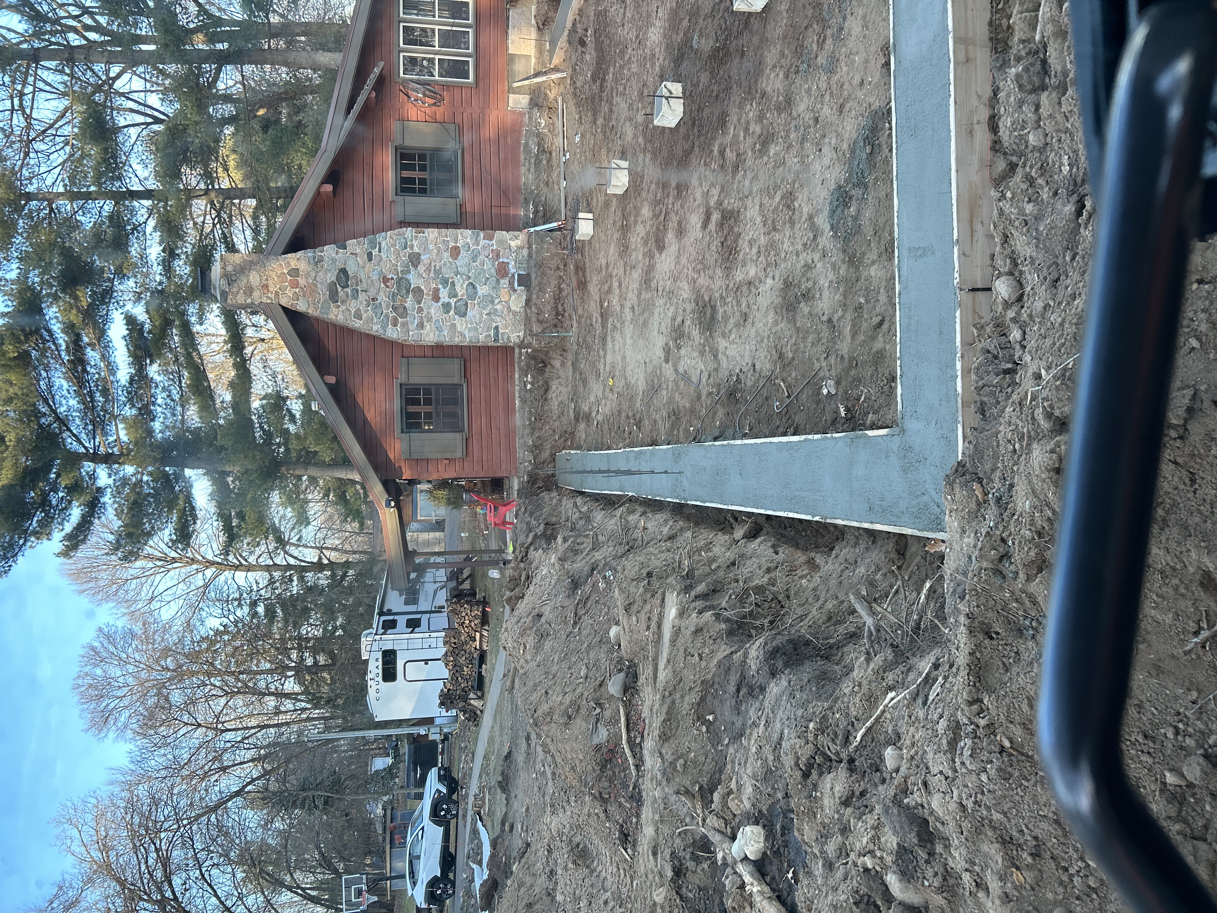Concrete footings and stem wall in Eau Claire, WI