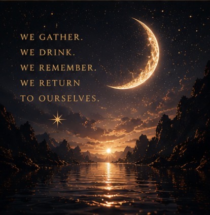 We gather. We drink. We remember.