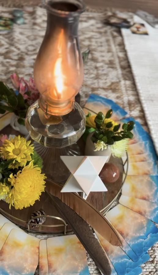 Altar with merkaba
