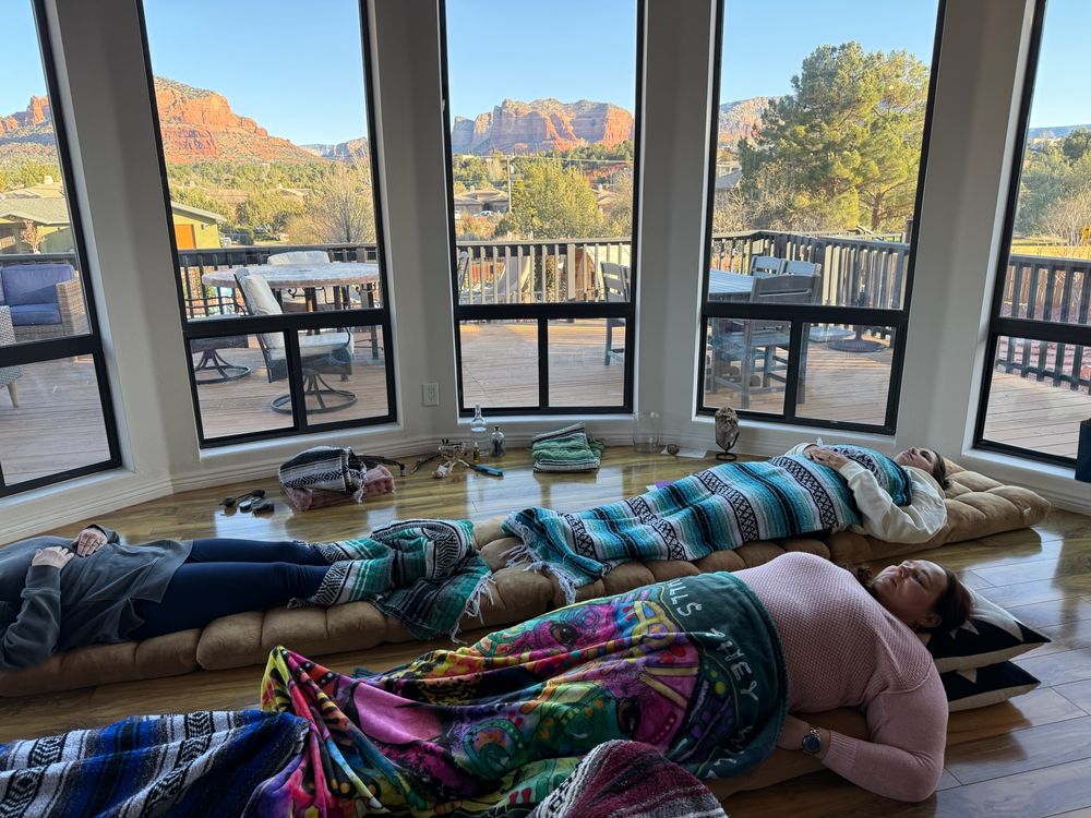 Sound healing session
