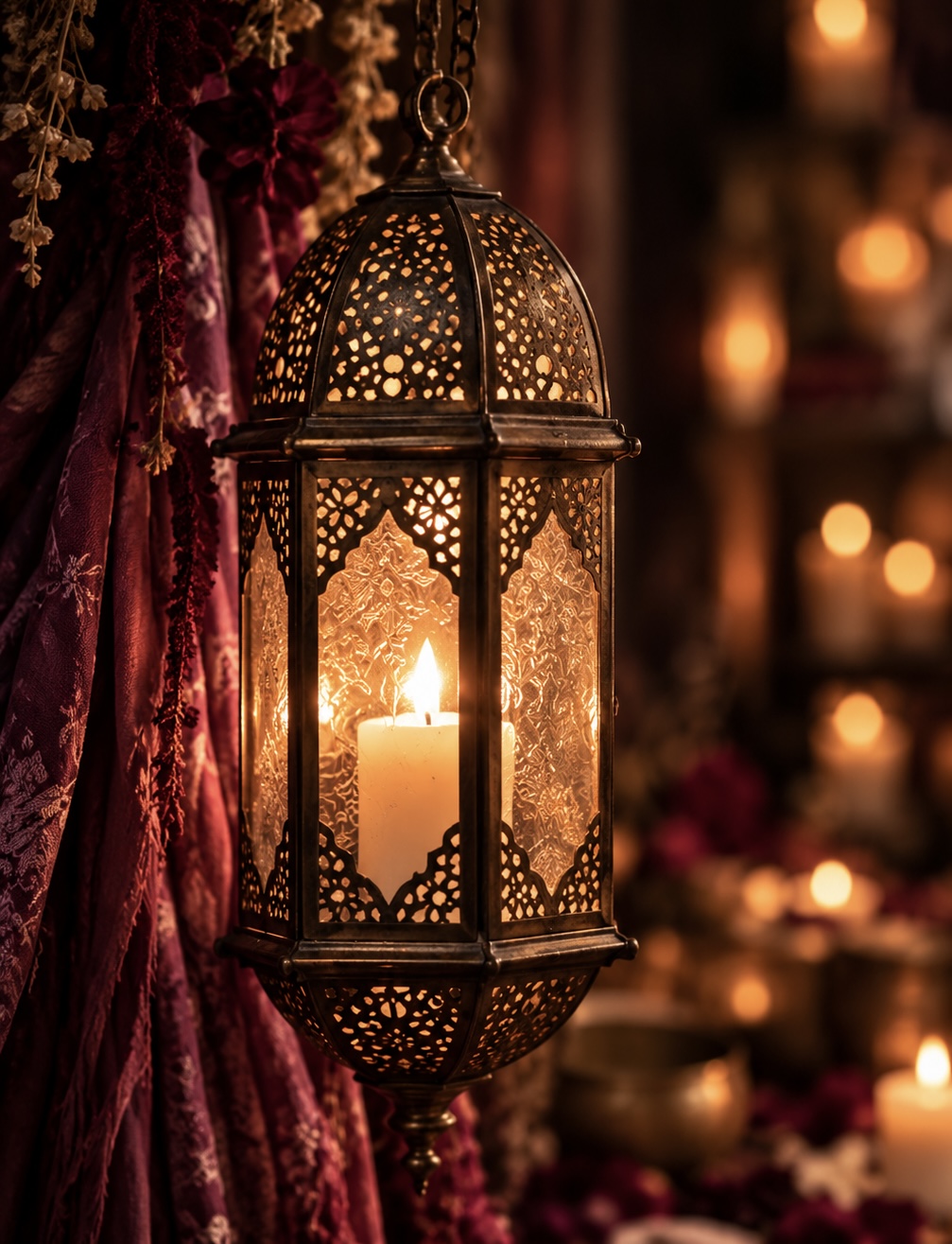 Hanging Moroccan lantern
