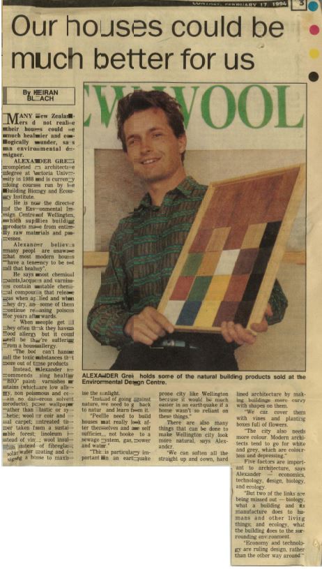 Our houses could be much better for us, February 1994