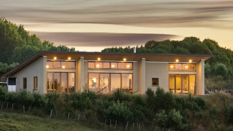 Maraetotara Straw Bale Home
