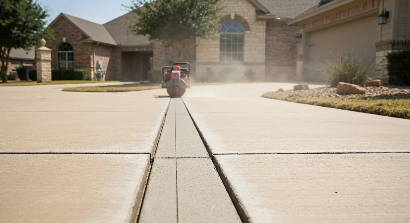 Concrete saw cutting service