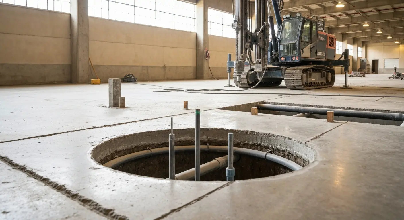 Concrete core drilling service