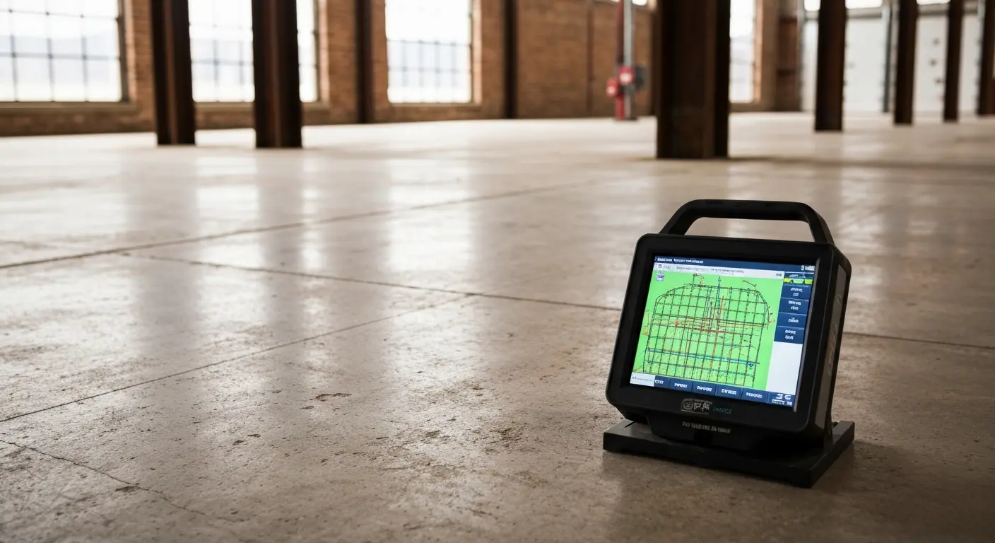 Concrete scanning with radar