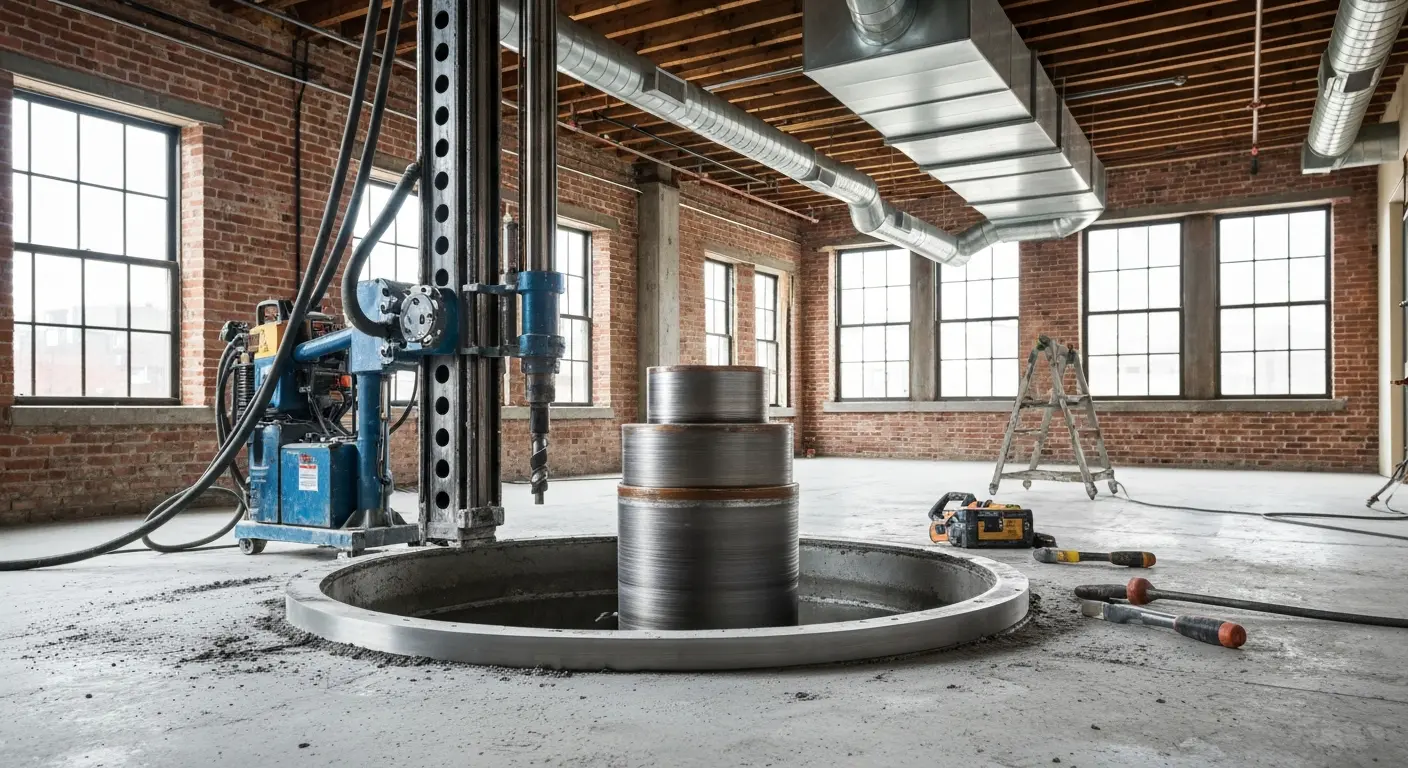 Concrete coring service