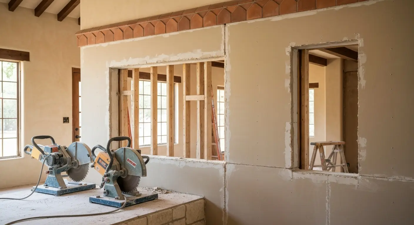 Wall cutting and demolition