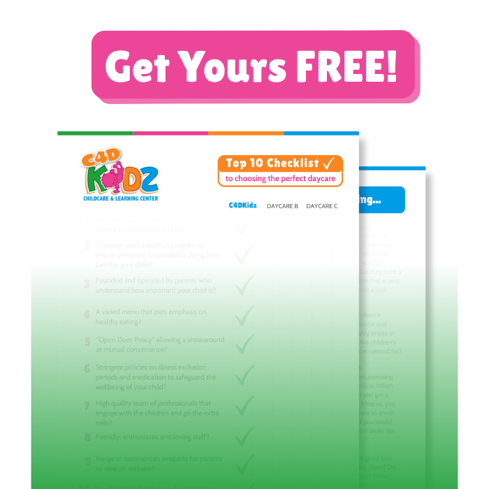free top 10 checklist from C4D Kidz