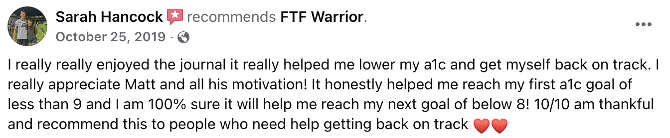 FTF Warrior result