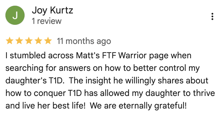 FTF Warrior result