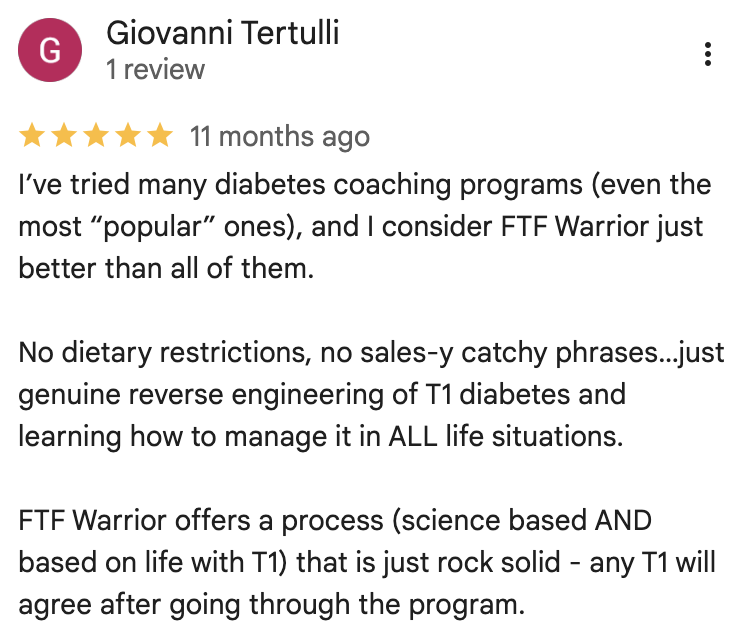 FTF Warrior result