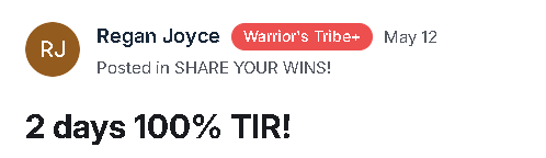 FTF Warrior result