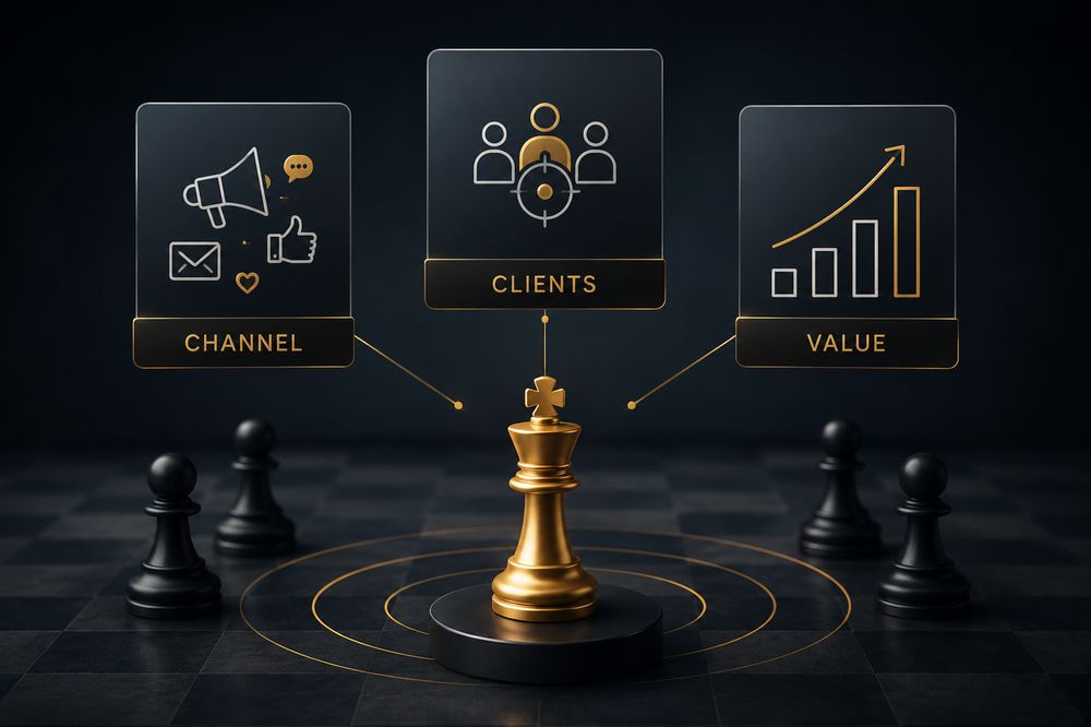 Channel, clients and value mapped around a single priority