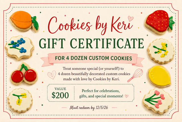 4 Dozen Cookies – Cookies by Keri