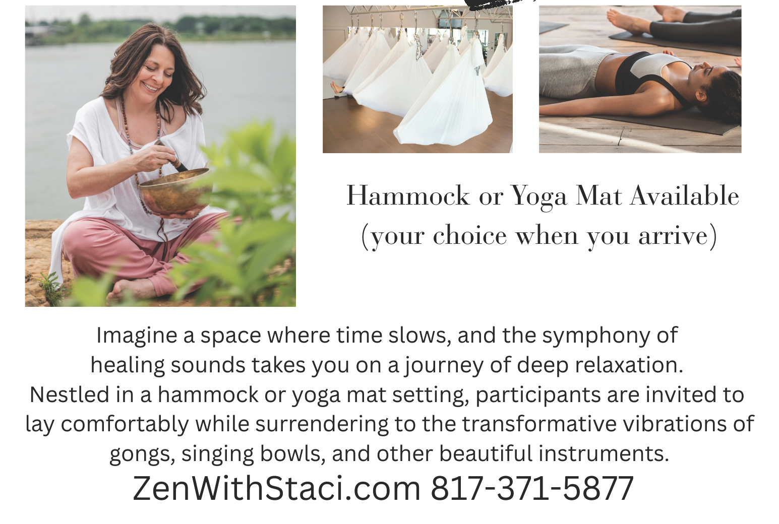 Sound Bath for 2 – Zen with Staci
