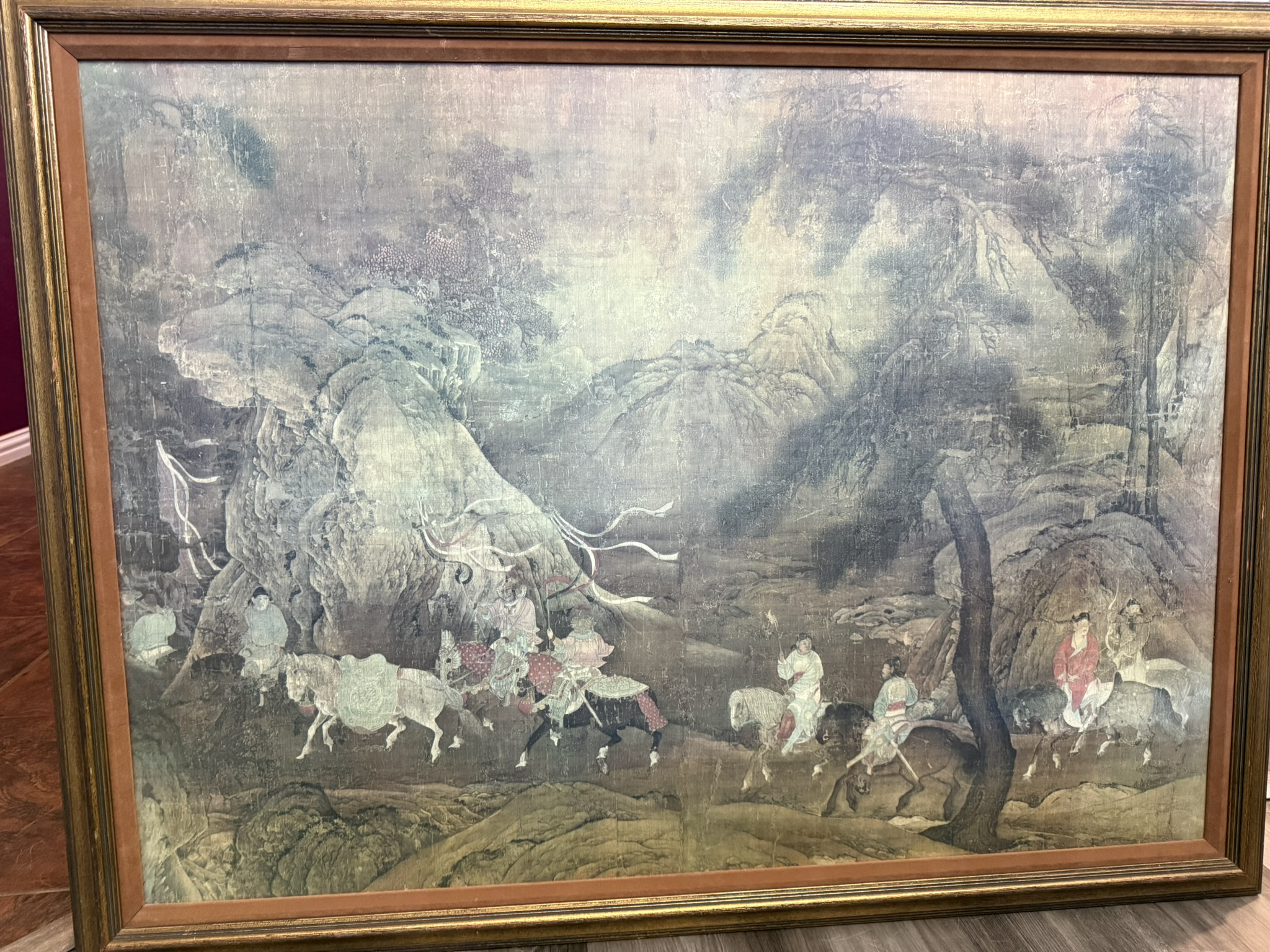 Framed Traditional Asian Landscape – Susan Carson