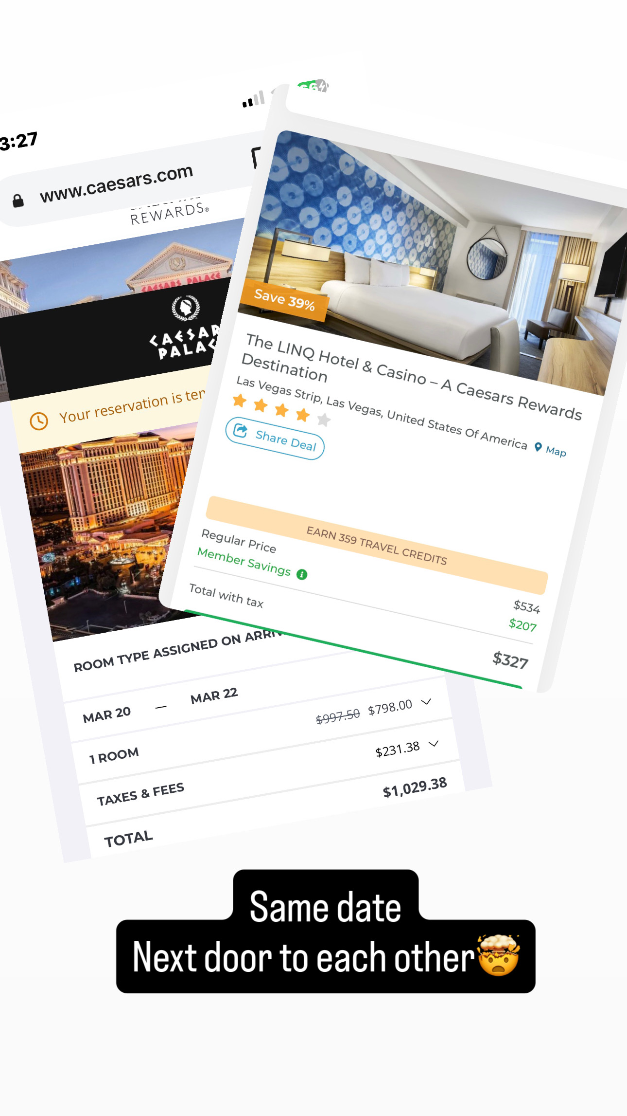 Las Vegas resort member booking, real savings