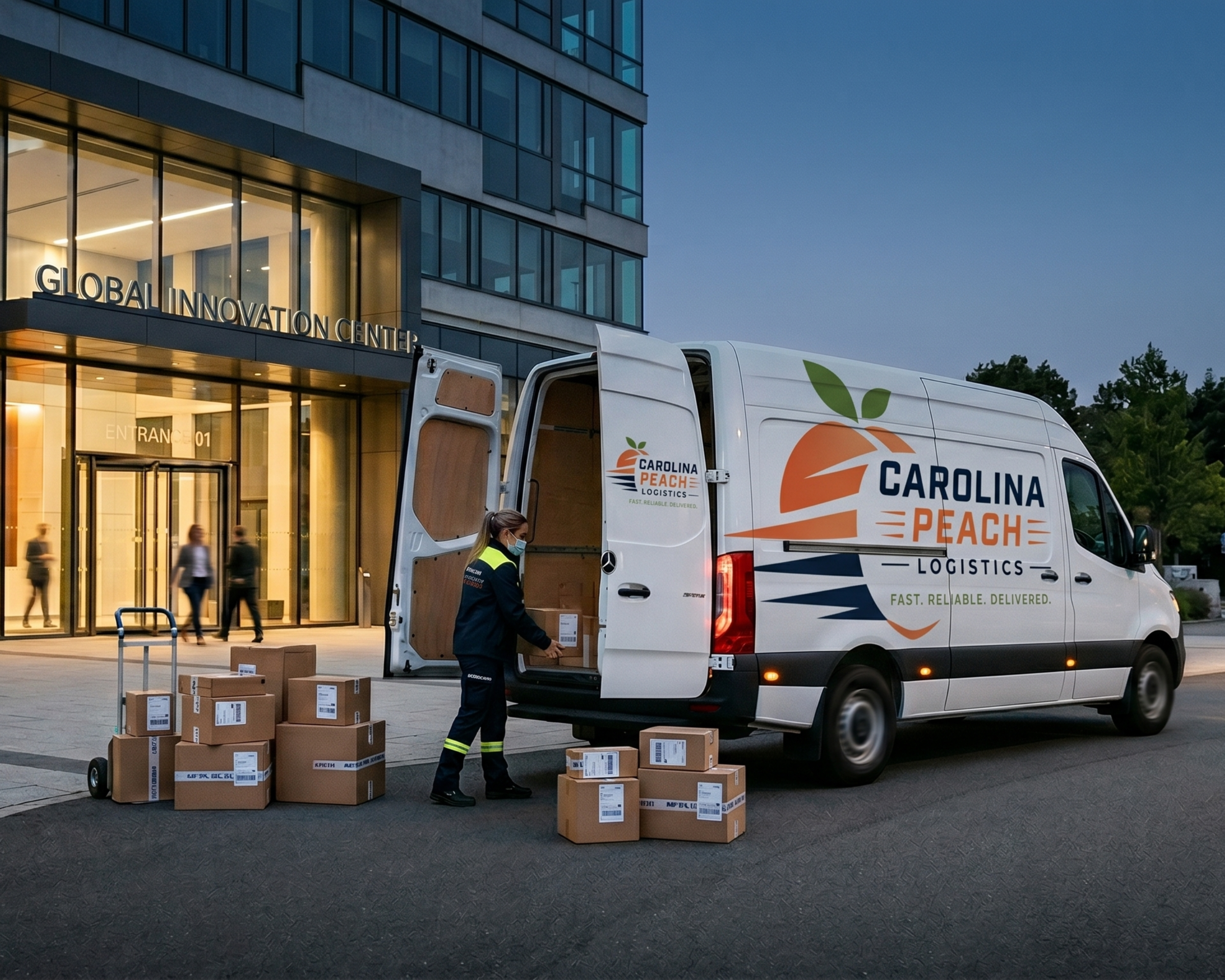Dispatch team assigning deliveries to drivers