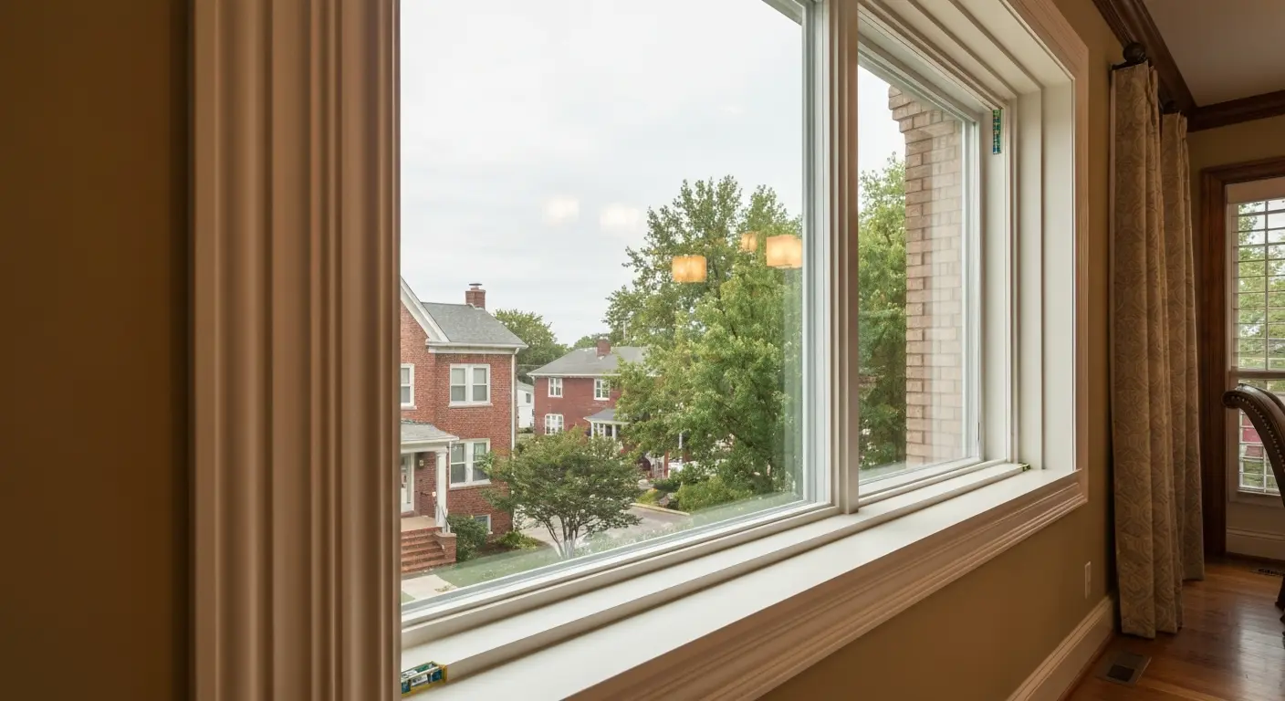 Picture window installation