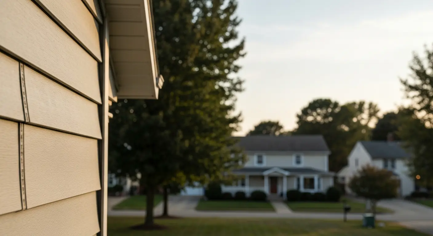 Siding contractor work