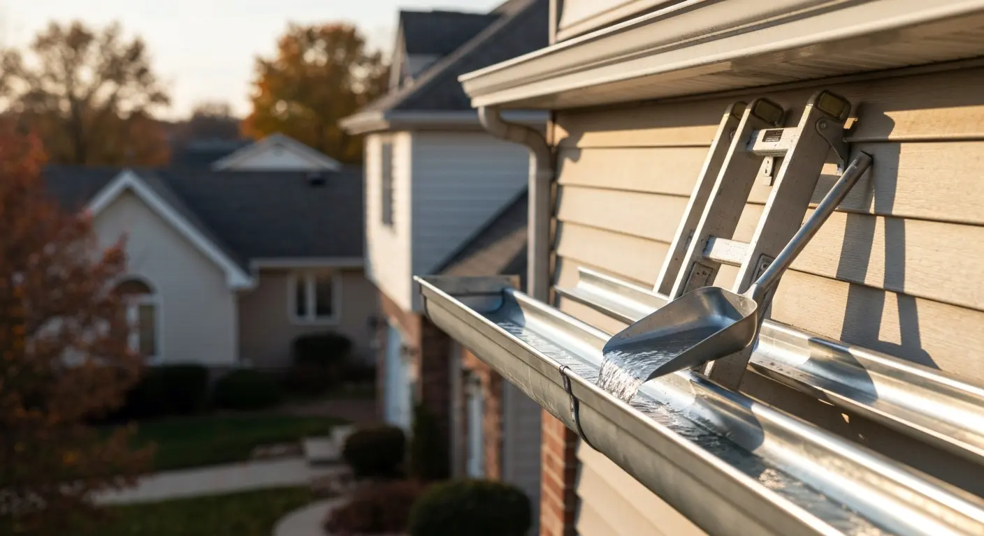 Gutter repair and maintenance