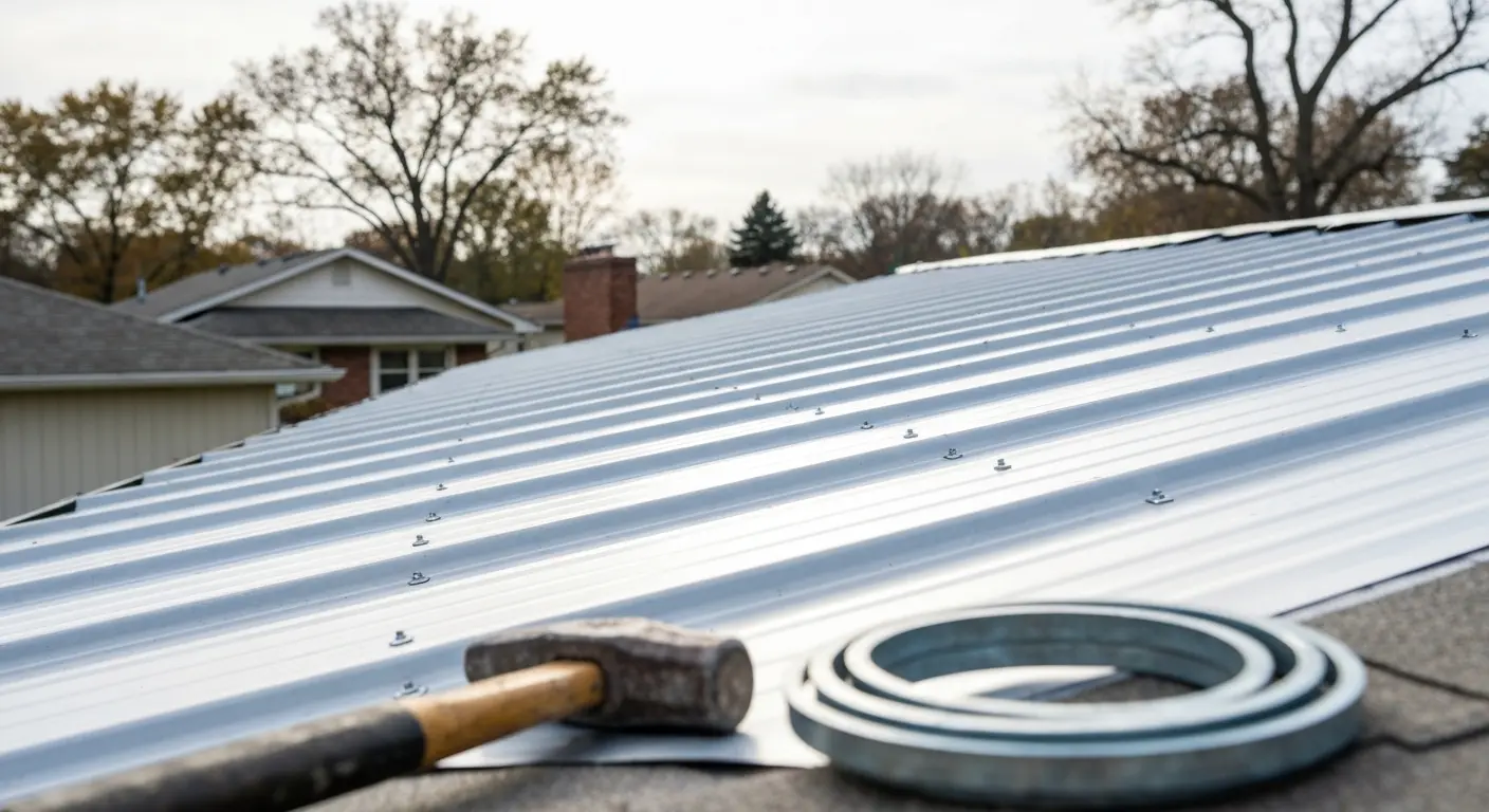 Metal roof repair in Springfield
