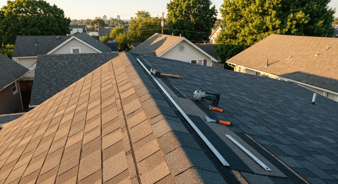 Shingle roof repair