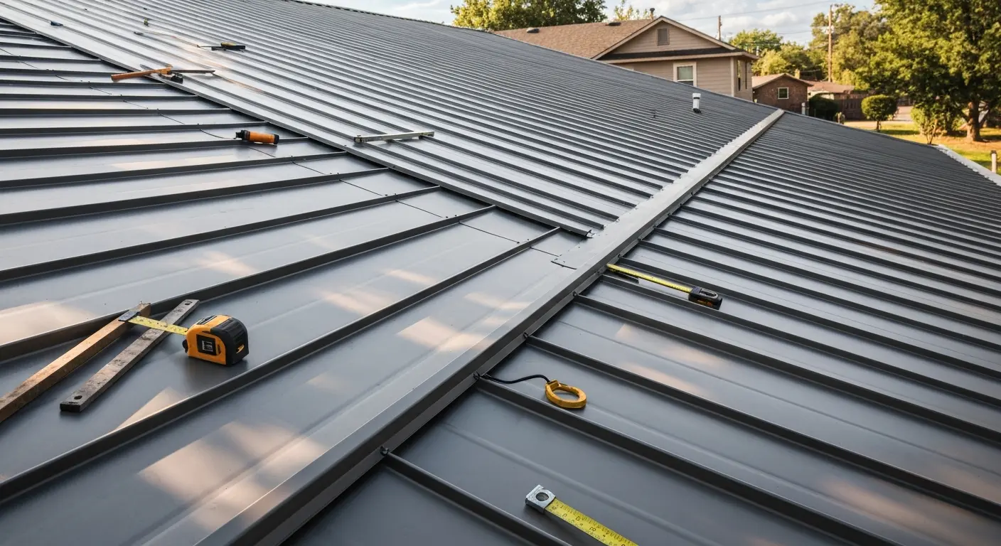 Metal roofing installation for Springfield properties