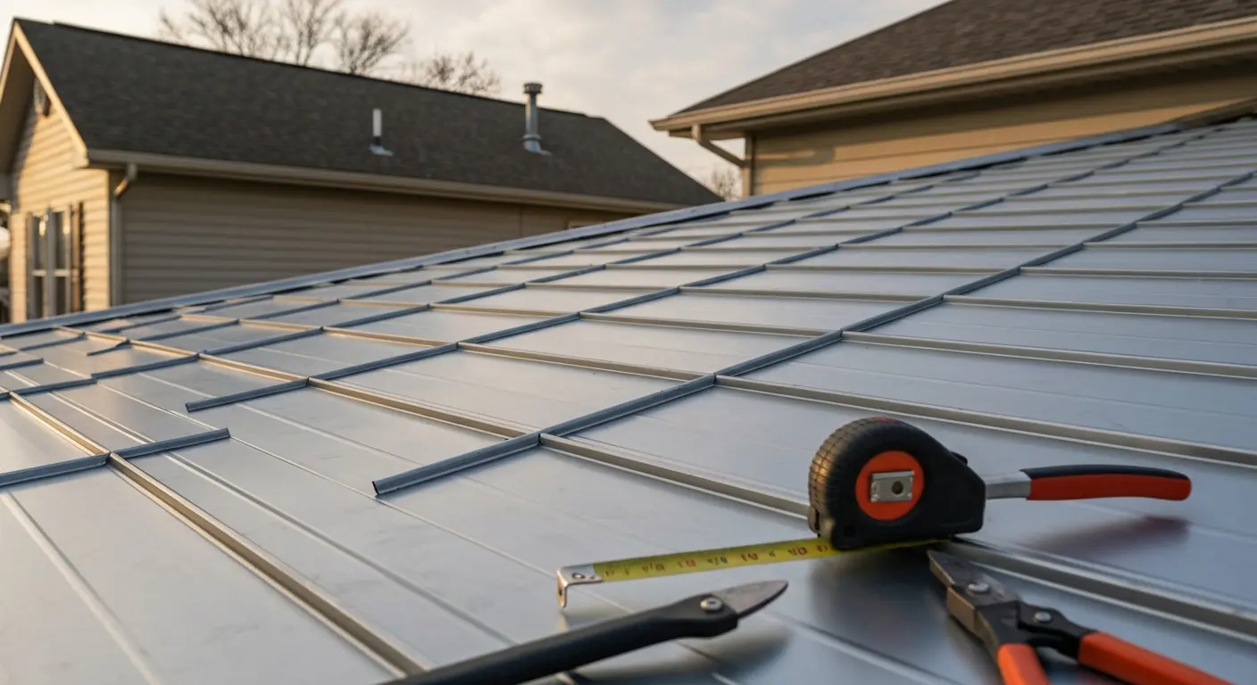Metal roofing system in Nixa