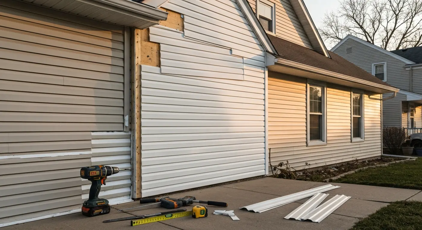 Vinyl siding repair