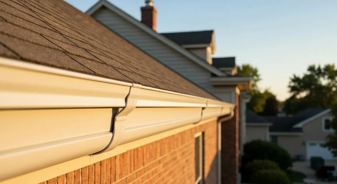 Seamless gutter installation