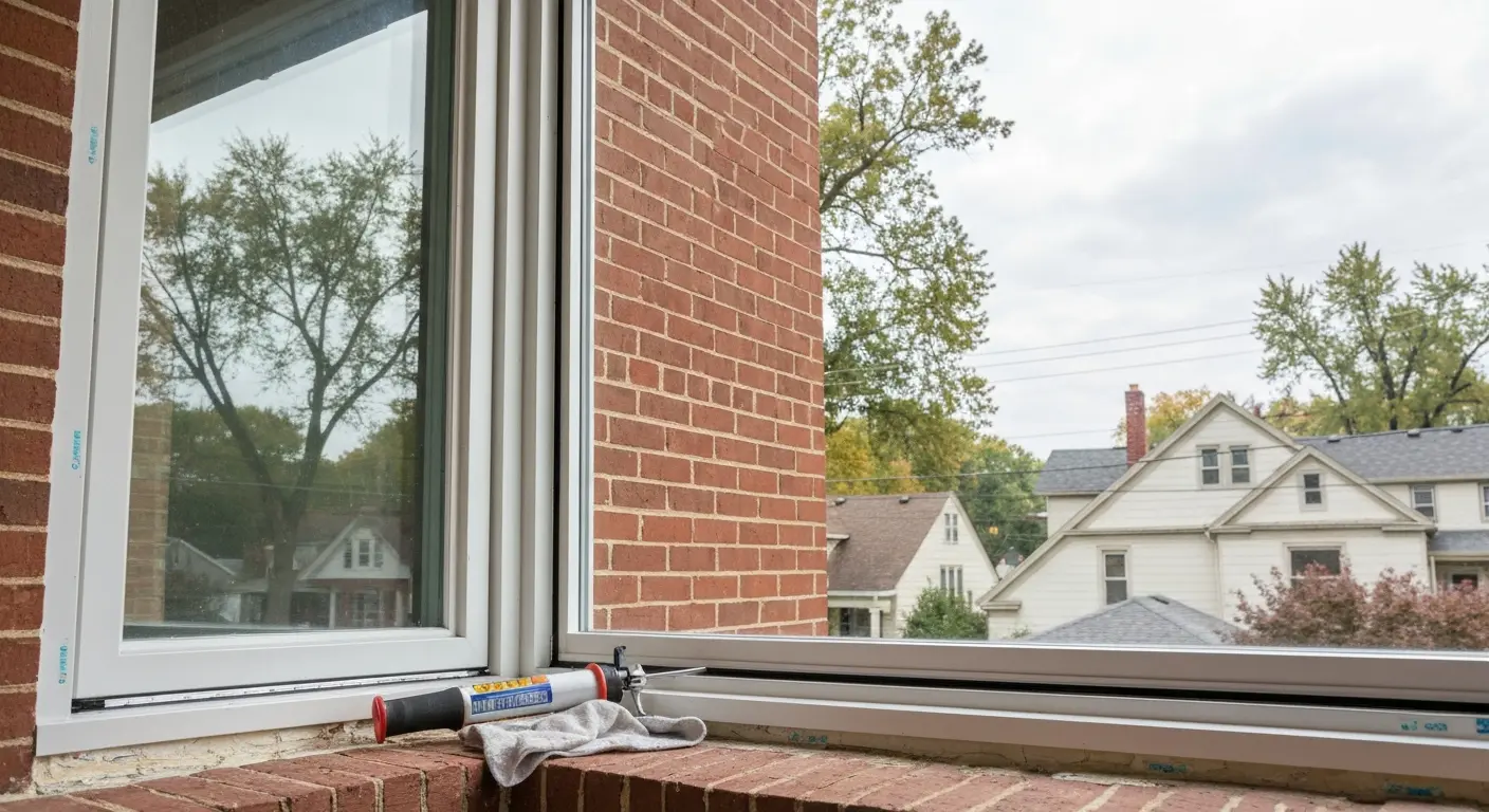Storm window installation