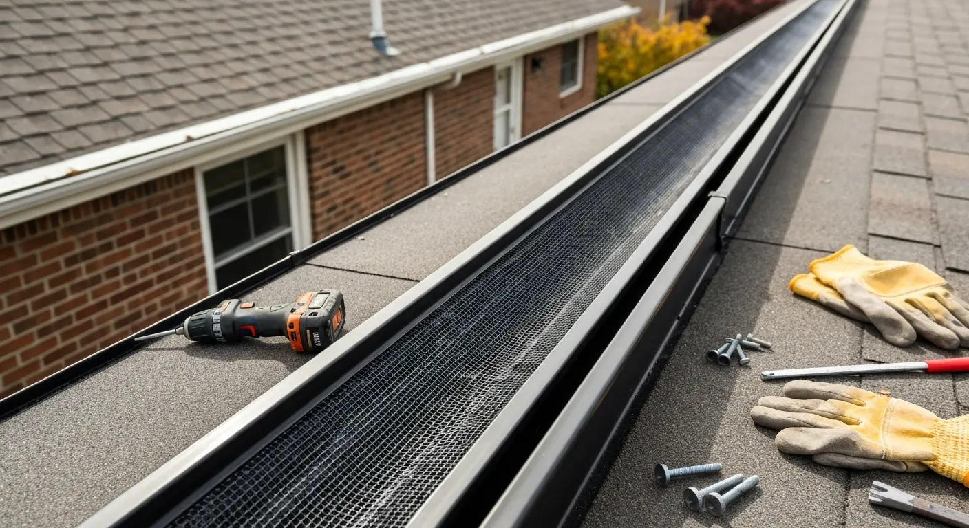 Gutter guard installation