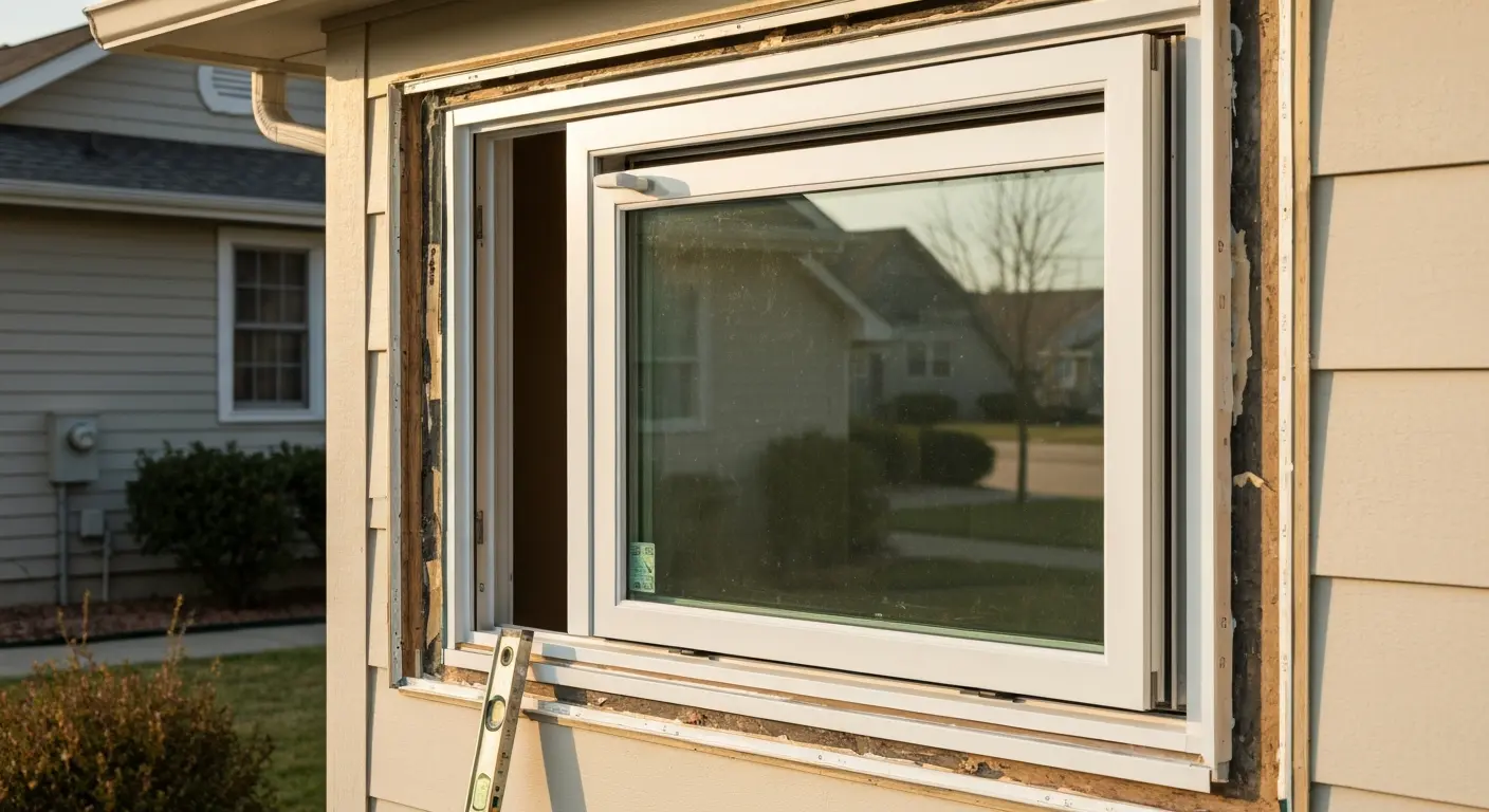 Casement window install