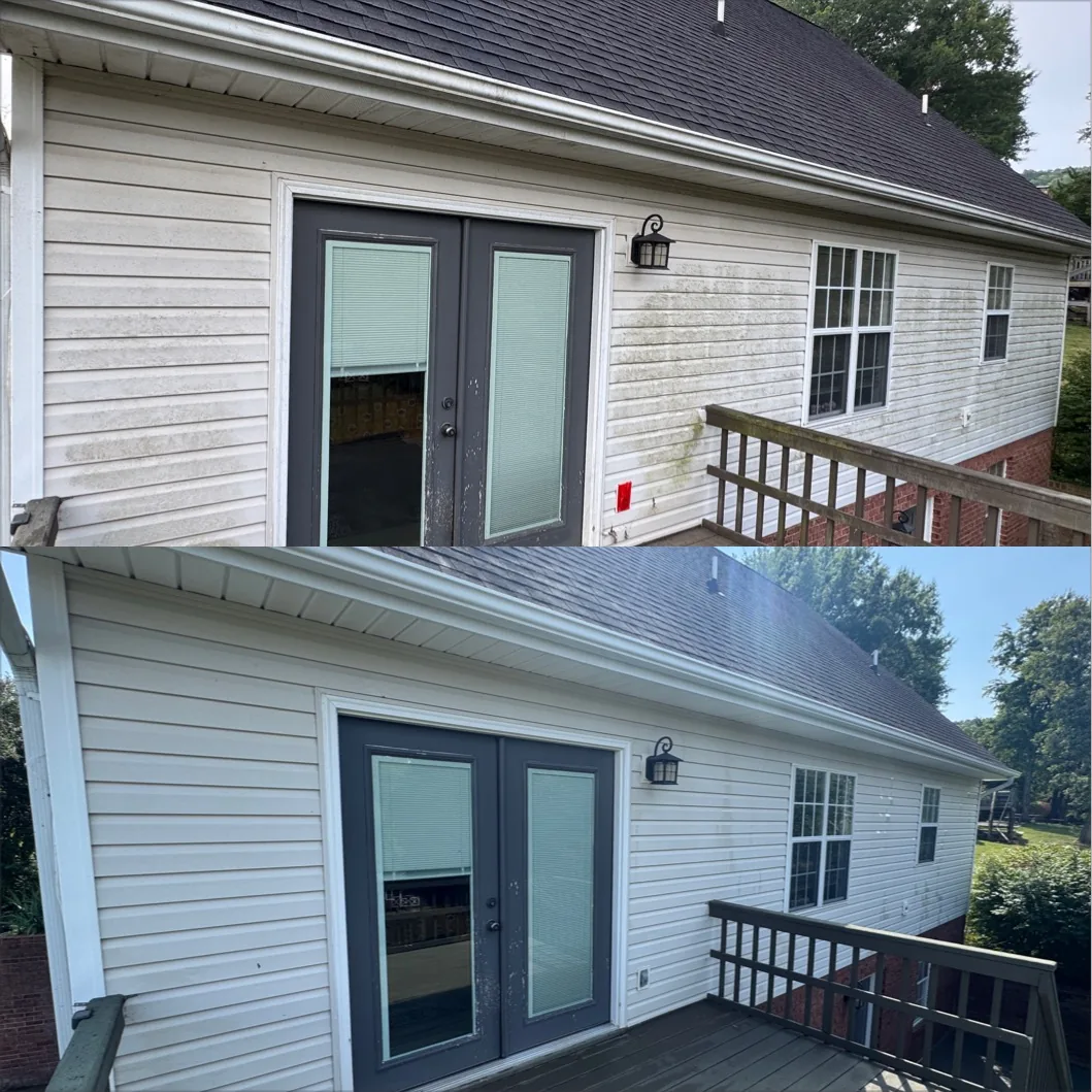 Vortex Exterior Washing House Washing — Deck Side