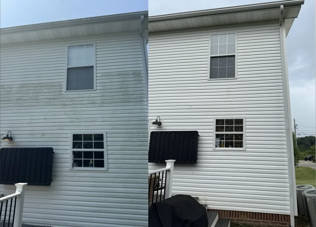 House washing — real before and after