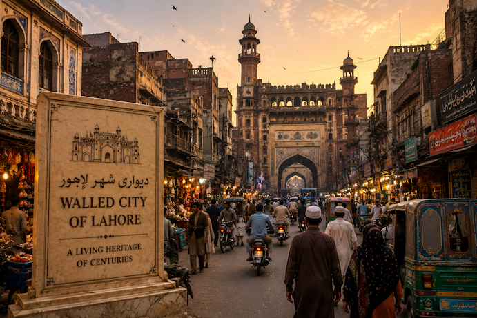 The Walled City of Lahore.